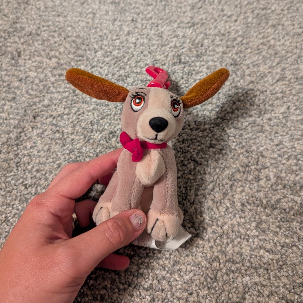Vintage Disney Lady And The Tramp Keychain